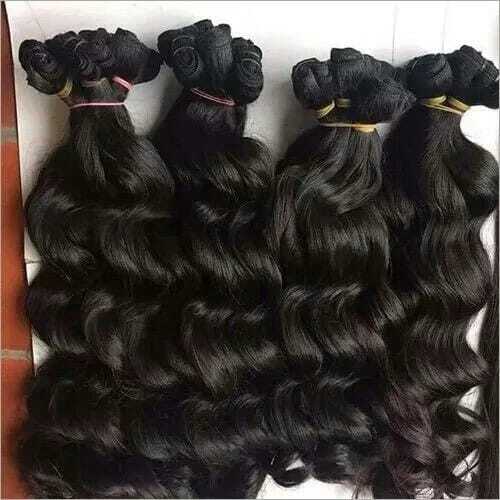 TEMPLE HAIR EXTENSION WEFT HUMAN HAIR