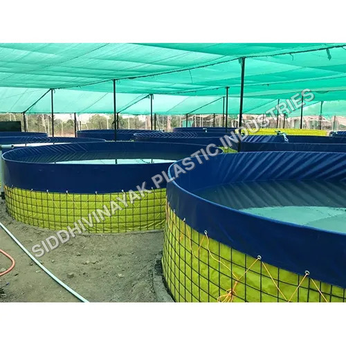 Pvc Aquaculture Tank - Color: Blue