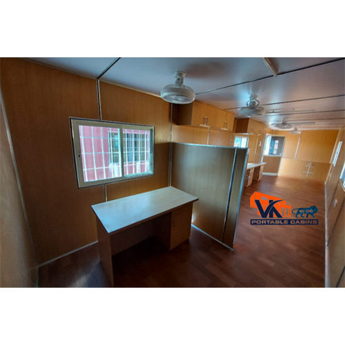 Portable Office Cabins - Color: Brown