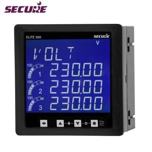 Lcd Secure Elite 300 Multifunction Meter, 230 V - Color: White