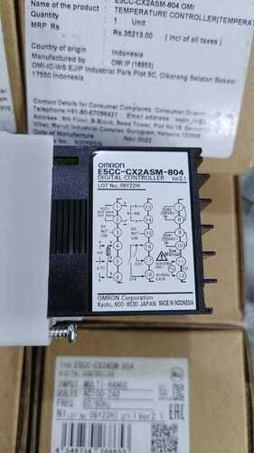 OMRON DIGITAL CONTROLLER, E5CC-CX2ASM-804