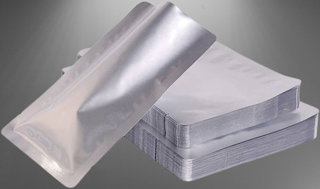 Silver Pouch Food Packing