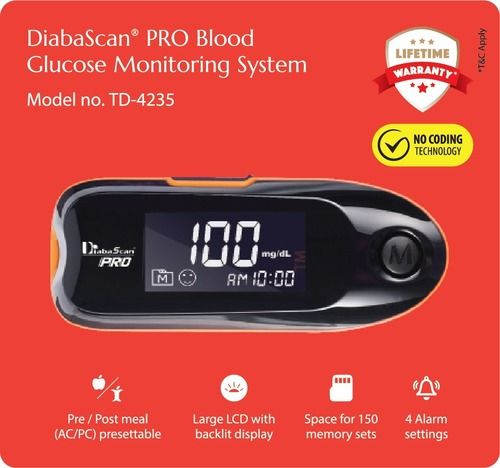 Diabascan Pro Blood Glucose Monitor System