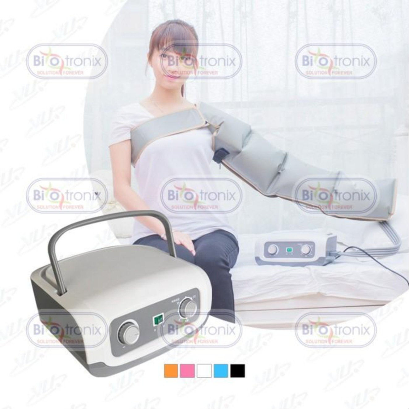 DVT compression device 4 chamber air therapy system Digital therapy for legs and arms