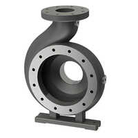 Aluminum Pump Sand Castings - Color: Gray