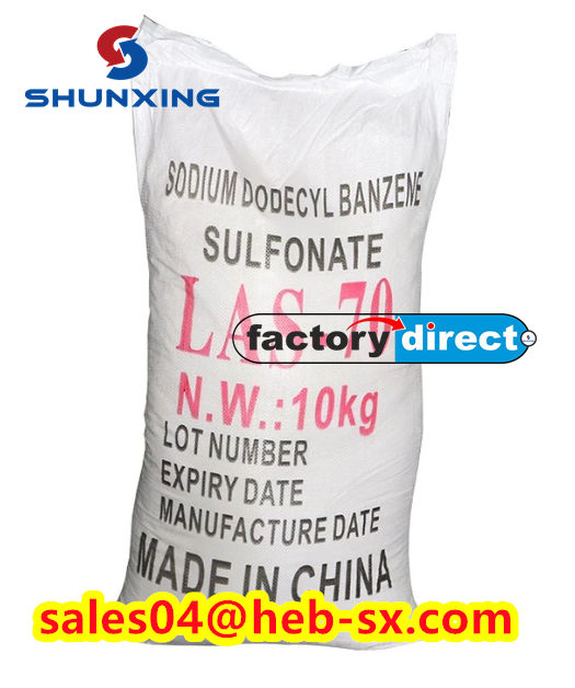 Factory Supply Detergent Raw Materials Las /Sdbs/Sodium Dodecylbenzenesulphonate 60%~90% CAS 25155-30-0