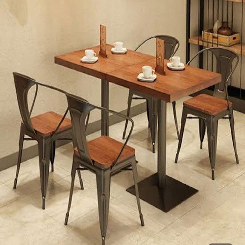 4 Seater Wooden Dining Table Set