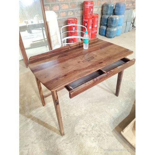 Wooden Foldable Study Table - Artwork: Handmade