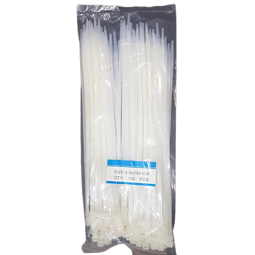 100 Pcs 4.8x250 Cable Tie