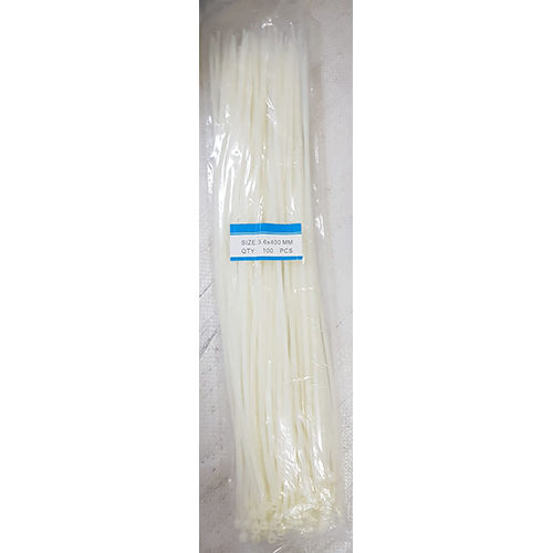 02_100 Pcs 3.6X400 Mm Nylon Cable Tie - Application: Industrial