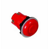 Ar-hd 4 Pin Button - Plastic, 220v | Red, Max Current 3a For Reliable Power Management In Electrical Applications
