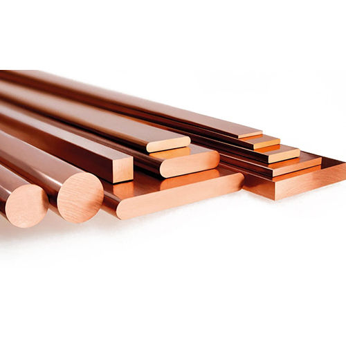 Copper Flat And Round Bar - Color: Golden