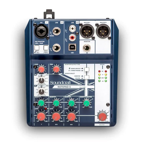 Soundcraft Notepad 5 Small-Format Audio Mixer