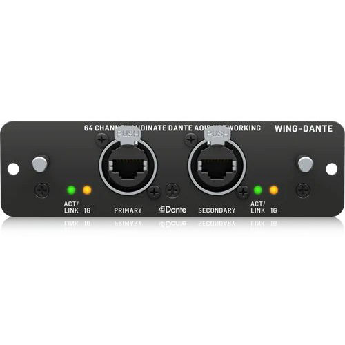 Behringer  Wing Dante Expansion Card For 64X64 Channel - Color: Black