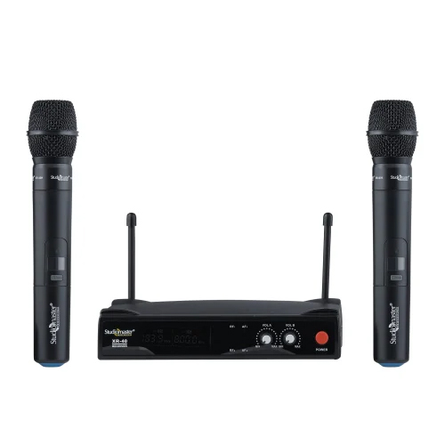 Studiomaster XR40HH Wireless Handheld Mic Set
