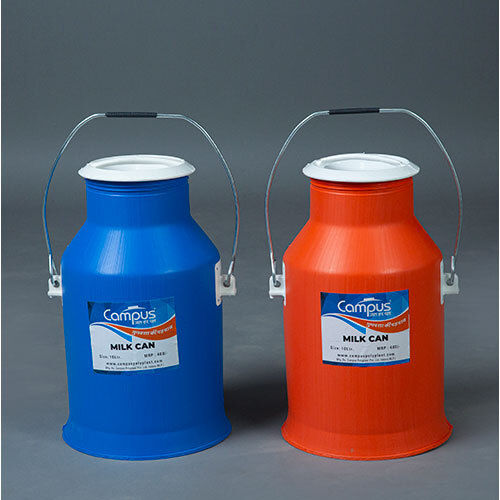 10 Ltr Milk Can Blue - Hardness: Rigid