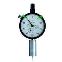 Mitutoyo 7222 Dial Depth Gauge - High-quality Carbide, 30 X 25 X 10 Cm , Sleek Black Design, 10 Mm Test Range For Precise Depth Measurement