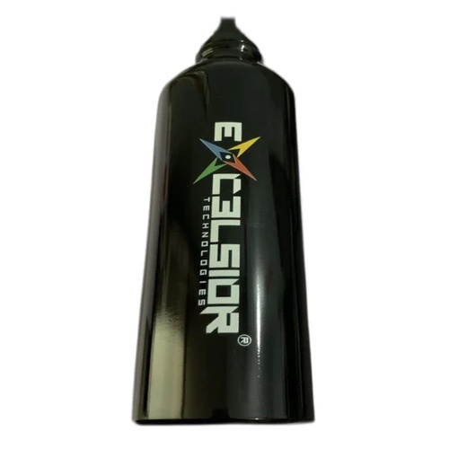 Customized Printed Sipper Bottles - Durable Acrylic Round Shape Black Color | Custom Logo Ideal for Hydration On-the-Go