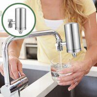 304 Stainless Steel Faucet Mount Water Filter