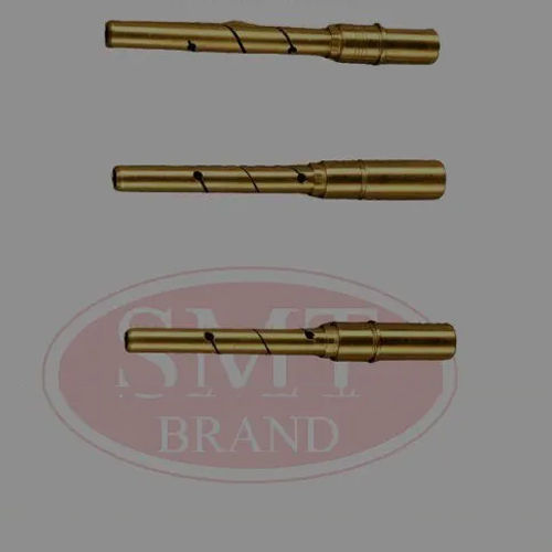 Brass Female Crimp Circular Connector - Color: Golden