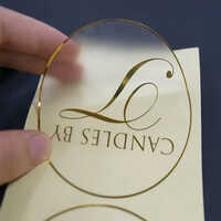 Metalized Foil Label - High-quality Paper, Various Sizes , Round Shape With Durable Multicolor Self-adhesive Design For Labeling