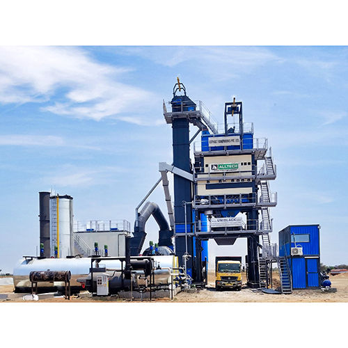 240 Tph Asphalt Batch Mix Plant - Color: Blue