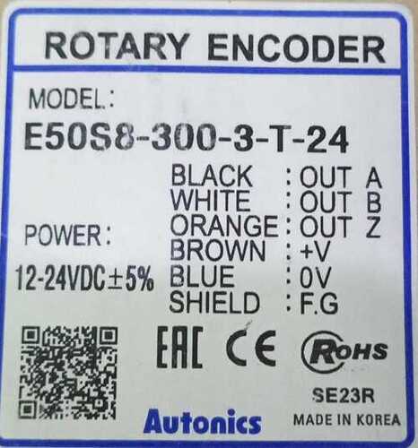 AUTONICS ROTARY ENCODER, E50S8-300-3-T-24