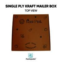 Single Ply Kraft Mailer Box