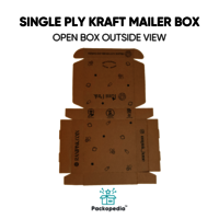 Single Ply Kraft Mailer Box