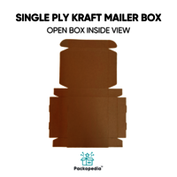 Single Ply Kraft Mailer Box