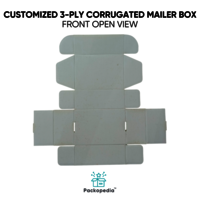 Customized 3-ply Corrugated Printed Mailer Box