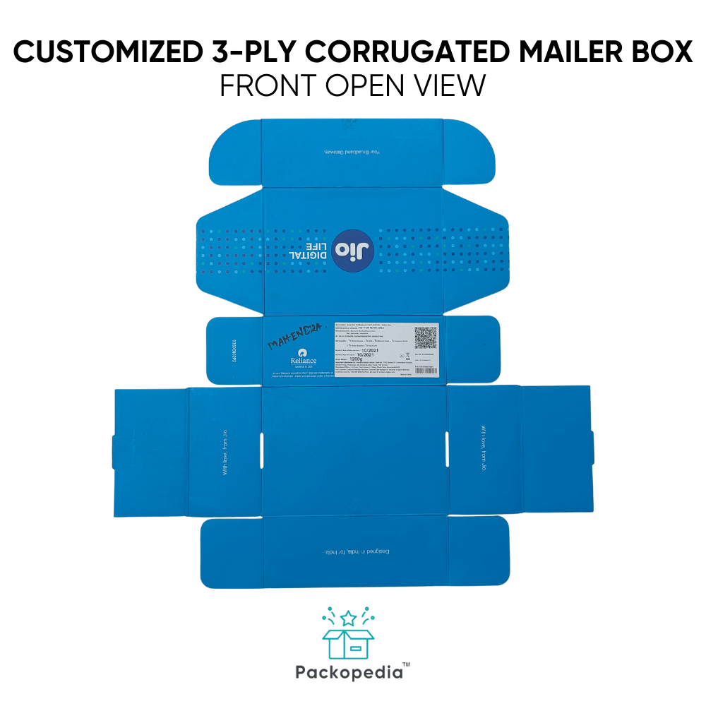 Customized 3-ply Corrugated Printed Mailer Box