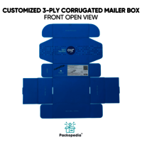 Customized 3-ply Corrugated Printed Mailer Box
