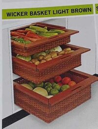 PVC Wicker Basket