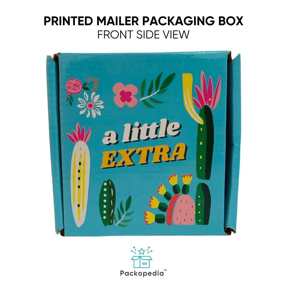 Printed Mailer Box, With Multi-Color Printing, 100% Sustainable And Eco-Friendly