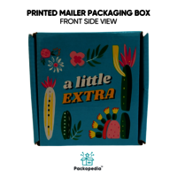 Printed Mailer Box, With Multi-Color Printing, 100% Sustainable And Eco-Friendly