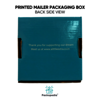Printed Mailer Box, With Multi-Color Printing, 100% Sustainable And Eco-Friendly