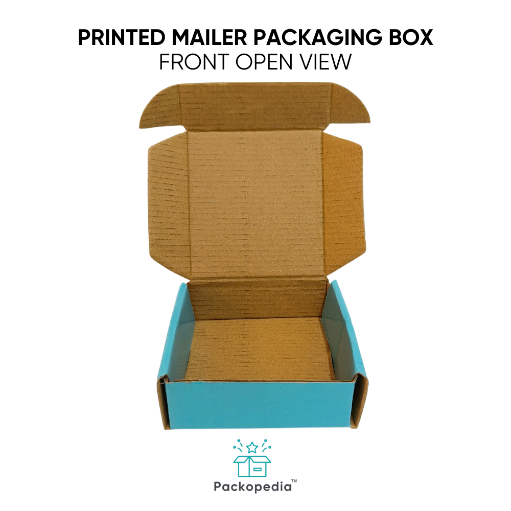 Printed Mailer Box, With Multi-Color Printing, 100% Sustainable And Eco-Friendly