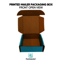 Printed Mailer Box, With Multi-Color Printing, 100% Sustainable And Eco-Friendly