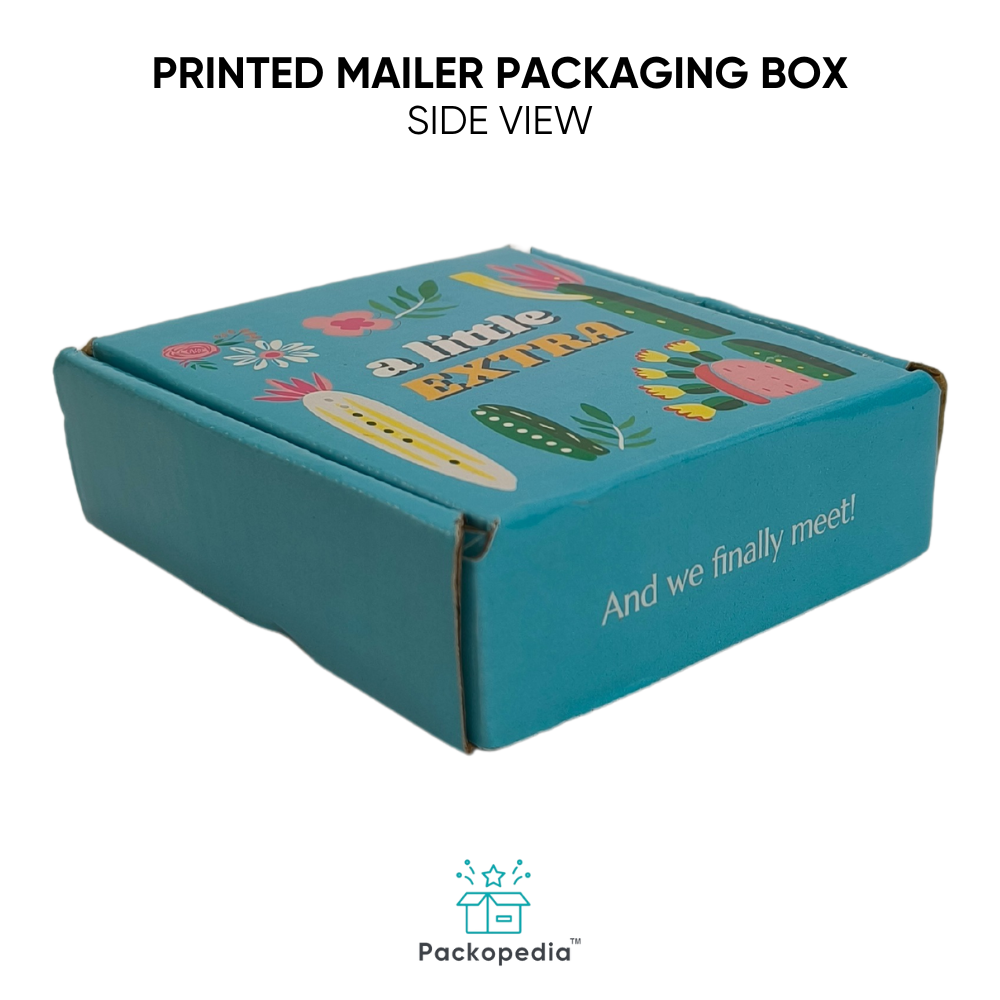 Printed Mailer Box, With Multi-Color Printing, 100% Sustainable And Eco-Friendly