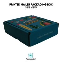 Printed Mailer Box, With Multi-Color Printing, 100% Sustainable And Eco-Friendly