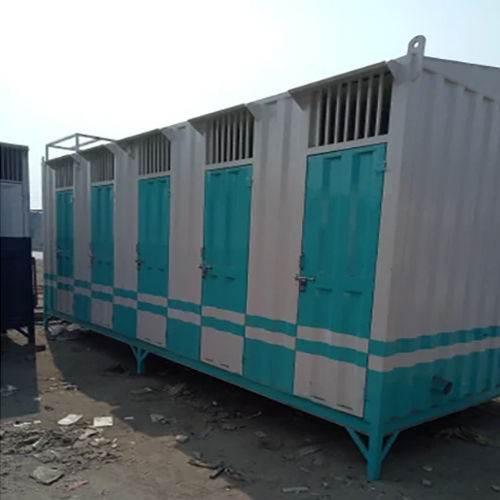 Ms Modular Portable Toilet Cabin - Material: Steel