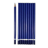 Hexagon Blue Polymer Pencils With Depping