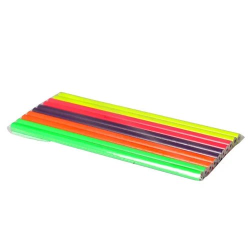 Florescent Long Polymer Pencils - Color: Multicolor