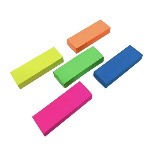 Jumbo Colour Erasers With Printing And Wraping