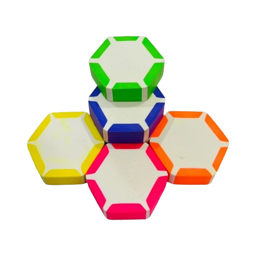 Hexagon Neon Eraser