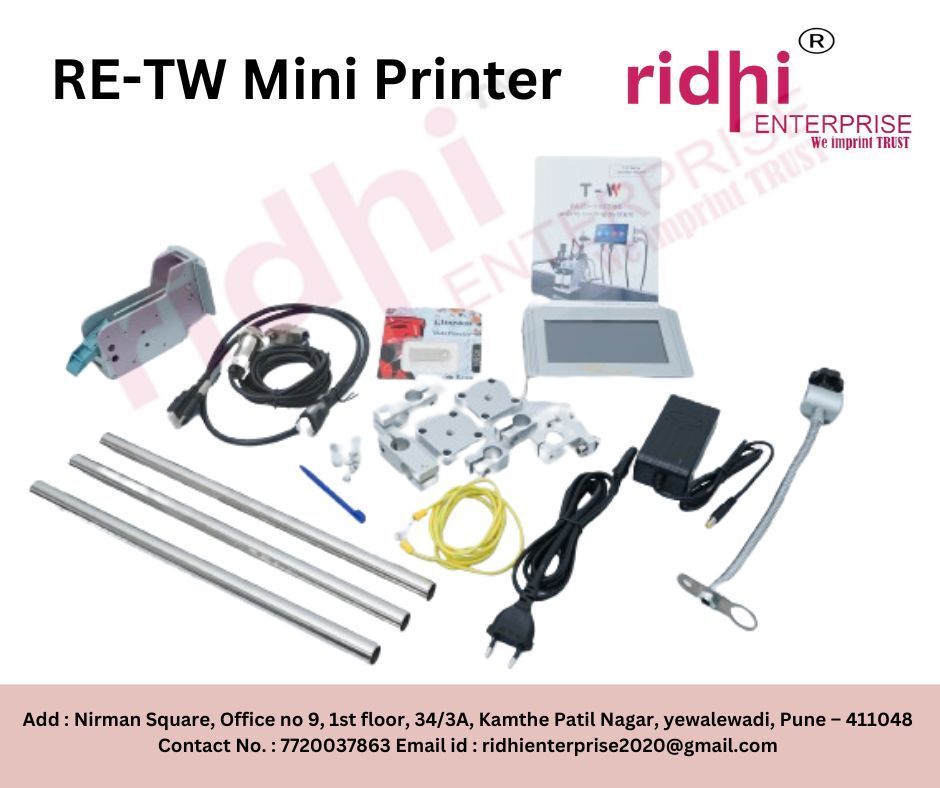 RE TW mini 25.4MM inkjet printer