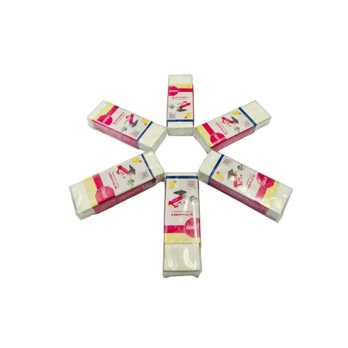 Jumbo White Eraser With Printing And Wraping