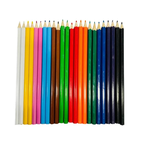 Hexagon 12 Colour Lead Pencils With Sharpening