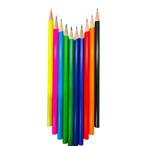 Round 10 Colours Pencils - Color: Multicolor